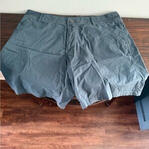 Kuhl Gray Flat Front Shorts Lightweight and Versatile